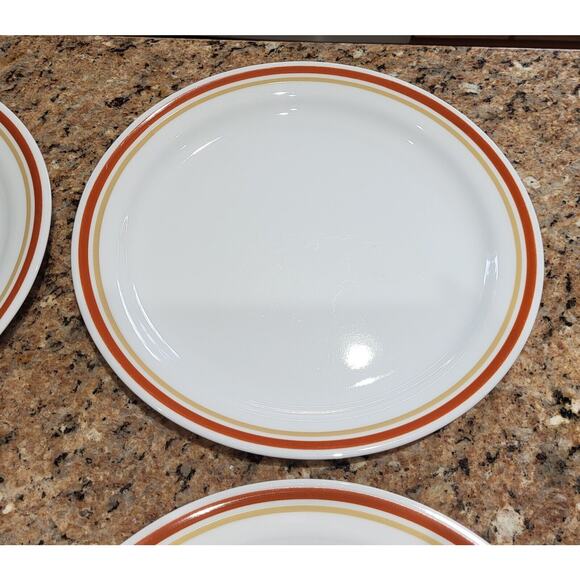Vintage Corelle Cinnamon Chestnut Set of 4 Dinner Plates 10 1/4" Diameter - Picture 14 of 16